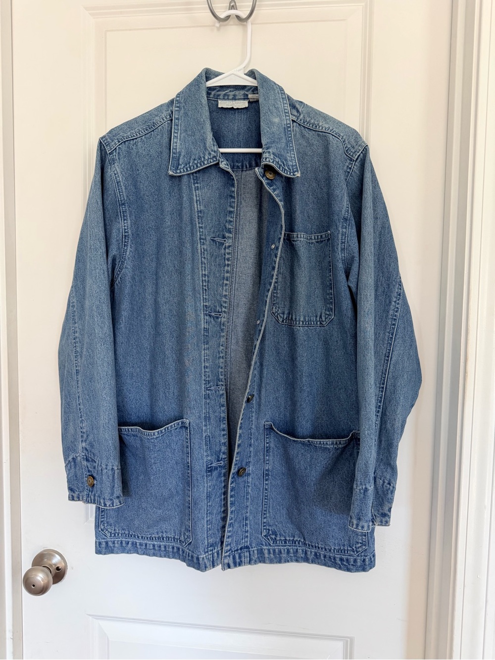 Christopher & Banks Light Blue Denim Chore Jacket